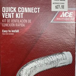 New Quick Connect Dryer Vent Kit