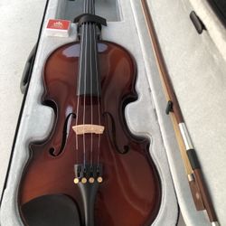 New Ebony Wood Violin 