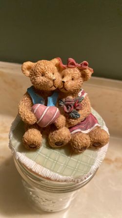 Teddy bear jar