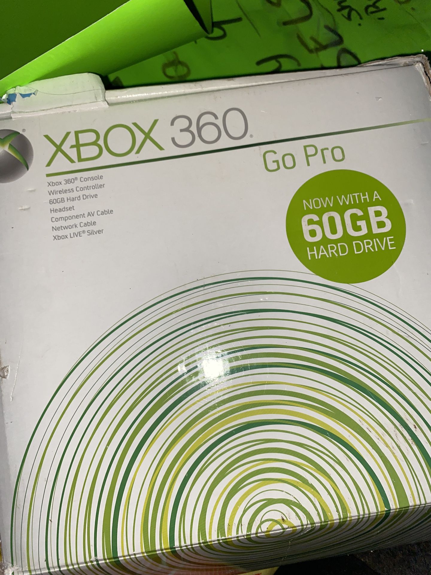 White Xbox 360 All Wires Included