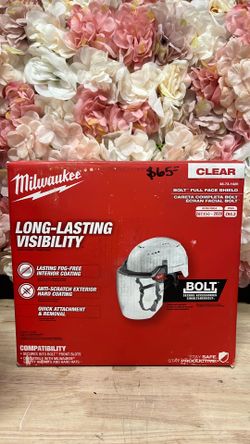 Milwaukee BOLT Clear Dual Coat Lens Full Face Shield