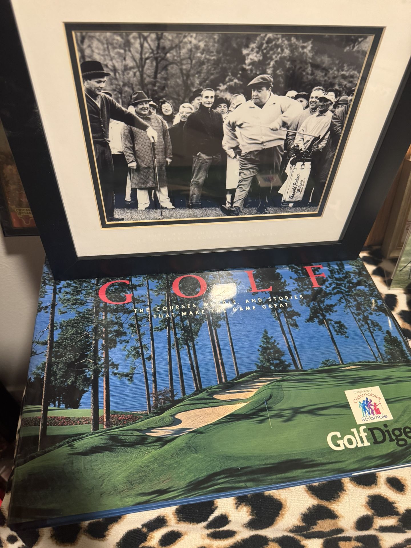 Vintage Iconic Jackie Gleason & Arnold Palmer Photo