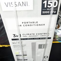 Vissani 5,000Btu PORTABLE Remote Controlled Unit 