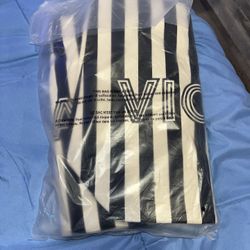 Victoria’s Secret Graphic Stripe Tote and Wrist Pouch Set