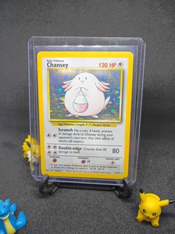 Pokemon 1999 chansey holo base set lp
