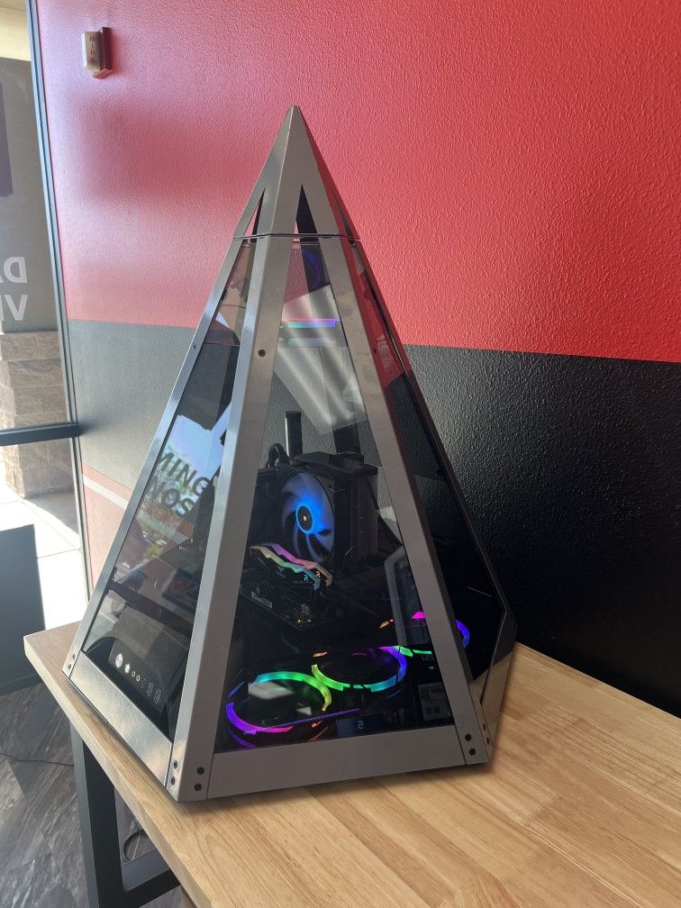 RTX 5060Ti Pyramid Gaming PC. No Credit Financing Available With Only $50 Down!