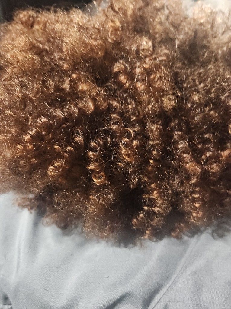 Brown Curly Wig