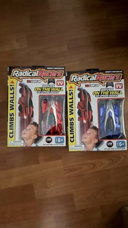 Radical Racers RC Wall Climbing Cars Set of 2 New