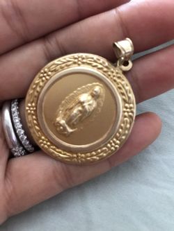 Medalla chapa de oro 14k