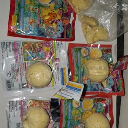 Pokemon Japan Bath Bomb Full Figure Set Pikachu,Charmander,Squirtle, Bulbasaur, & Eevee