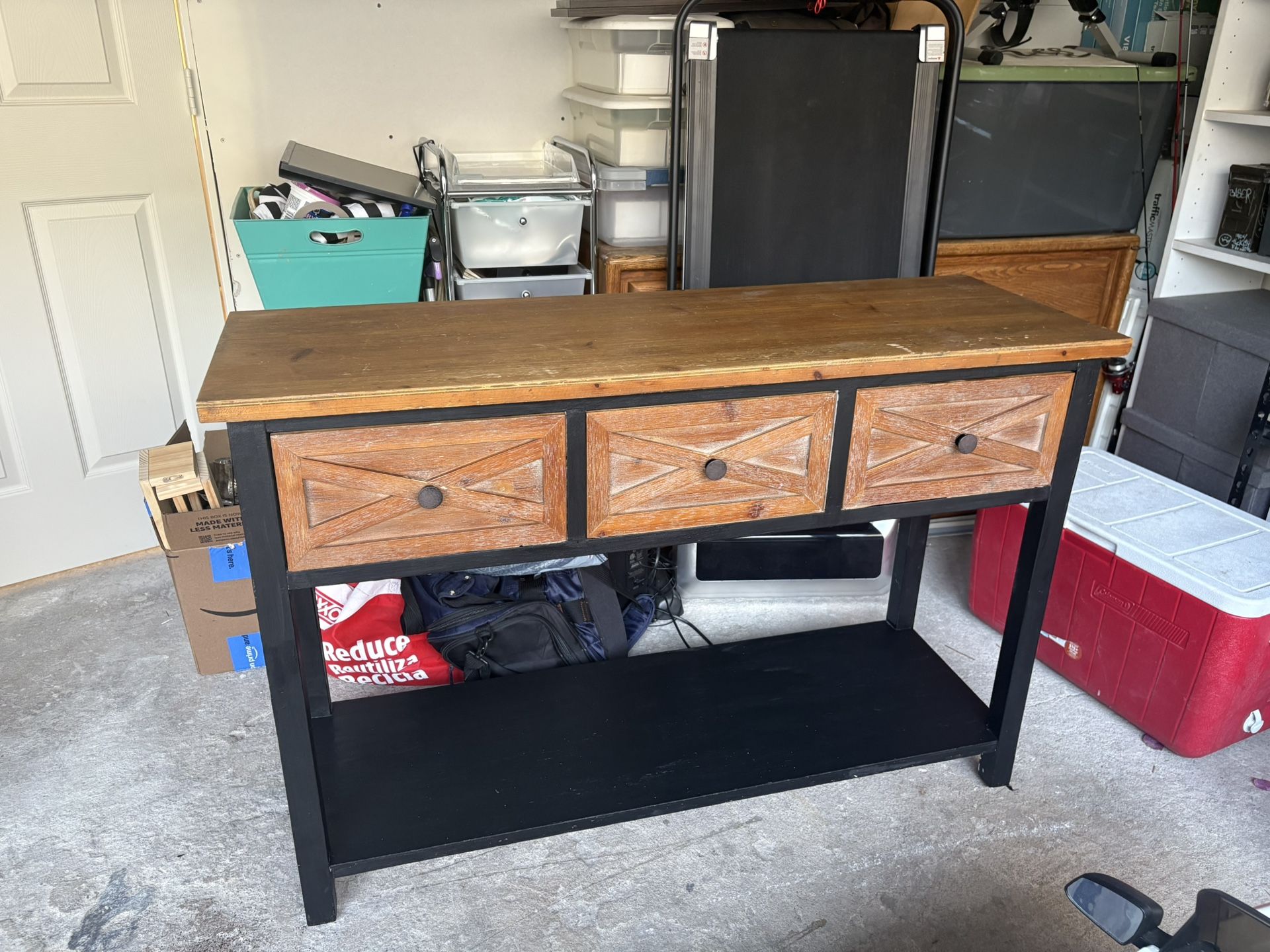 3 Drawer Console Table 