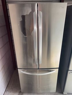 LG Stainless Steel Refrigerator And Freezer