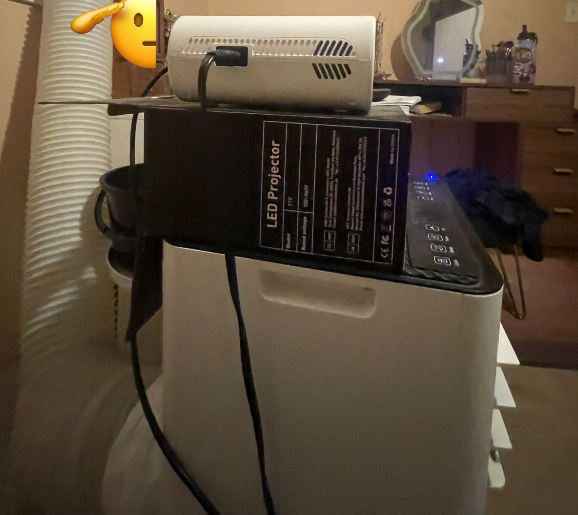 Projector + Projector Screen