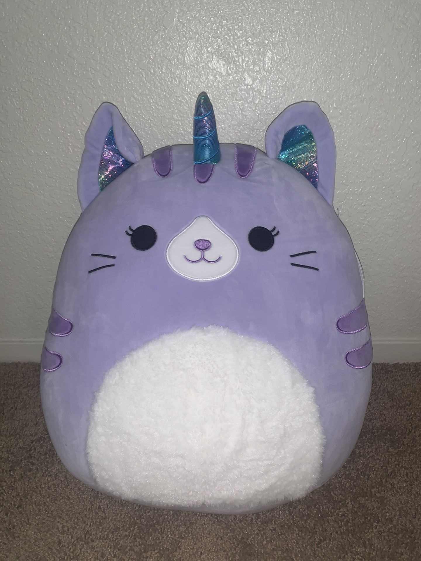 Squishmallow 16” Analea The Purple Caticorn