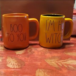Rae Dunn Halloween Mugs 