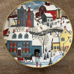 Winters Eve Collectible Plate
