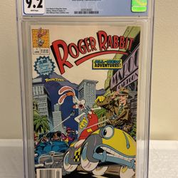 ROGER RABBIT #1 CGC 9.2 First Comic Appearance! Disney! Grading New Slab