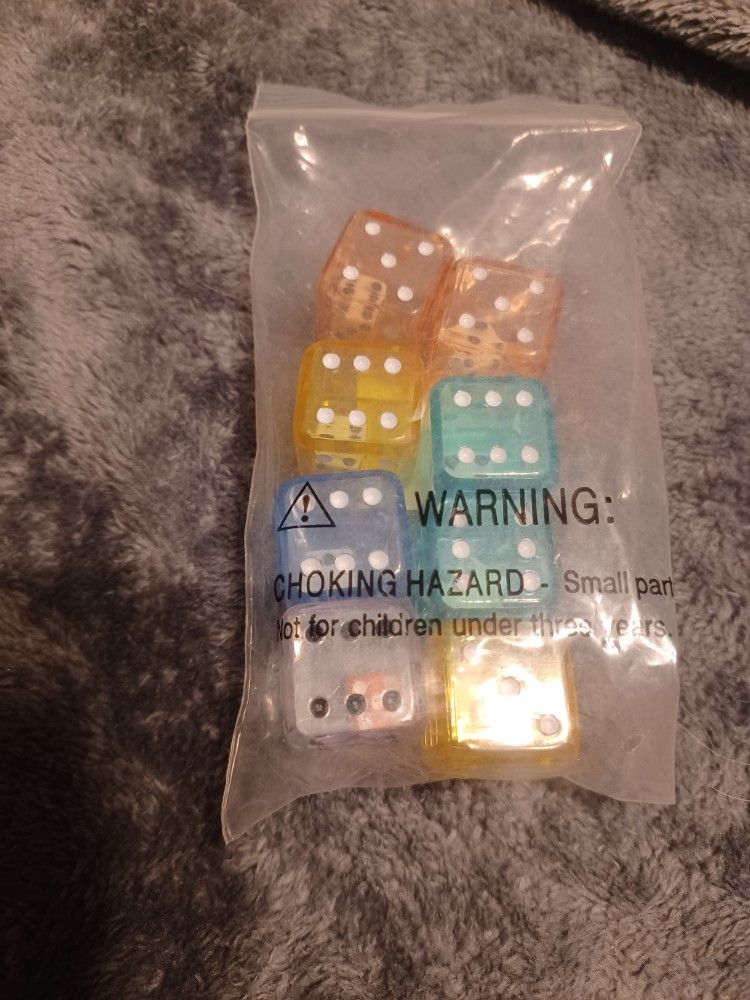 NEW 8 Pack Of Double Dice