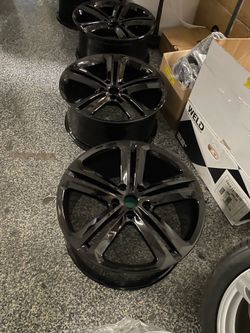 New  rims powder coating