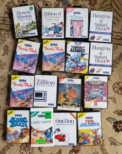 Sega Master games for sale or trade