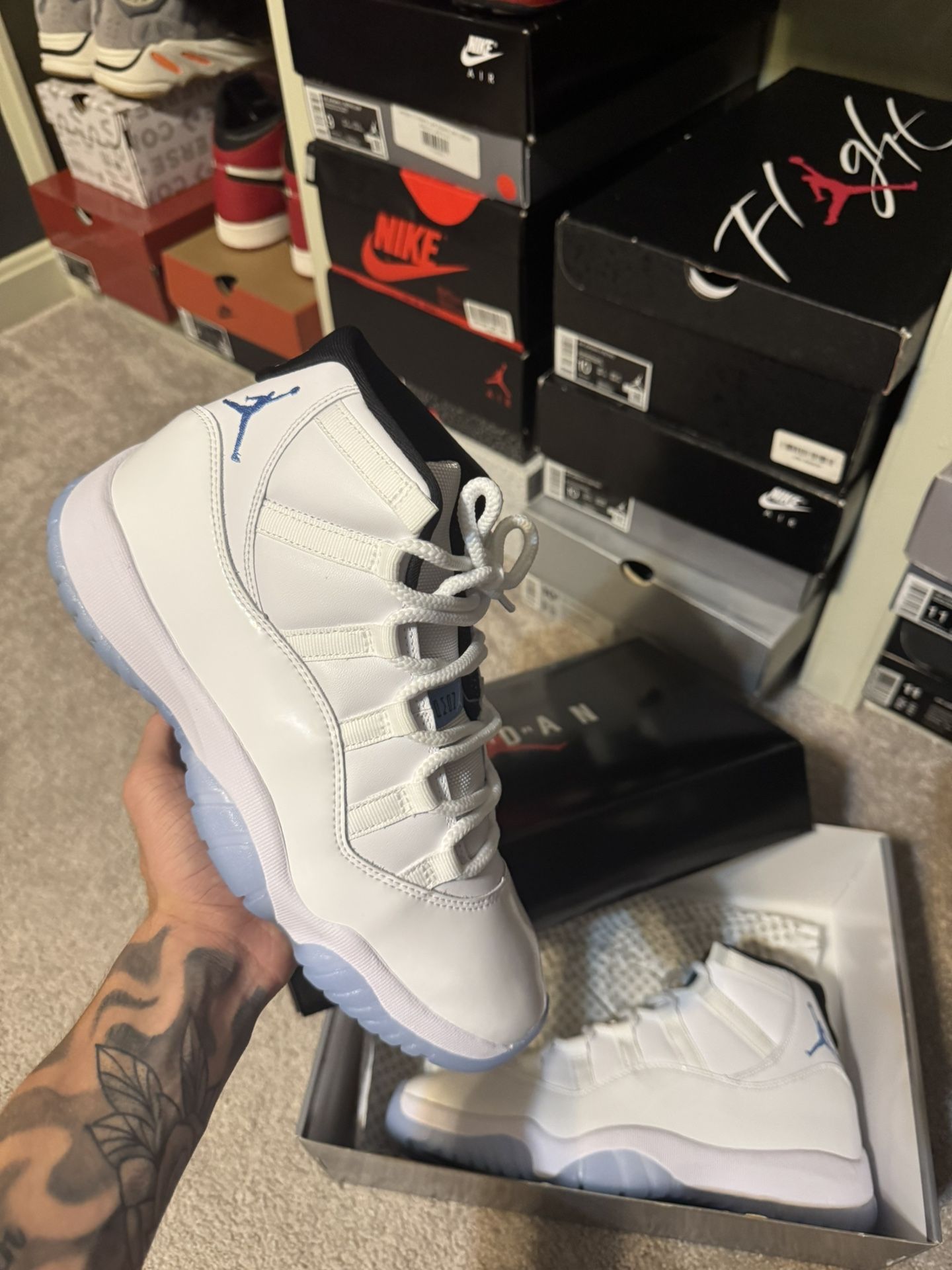 Air Jordan 11 Retro ‘Legend Blue / Columbia’ 2024