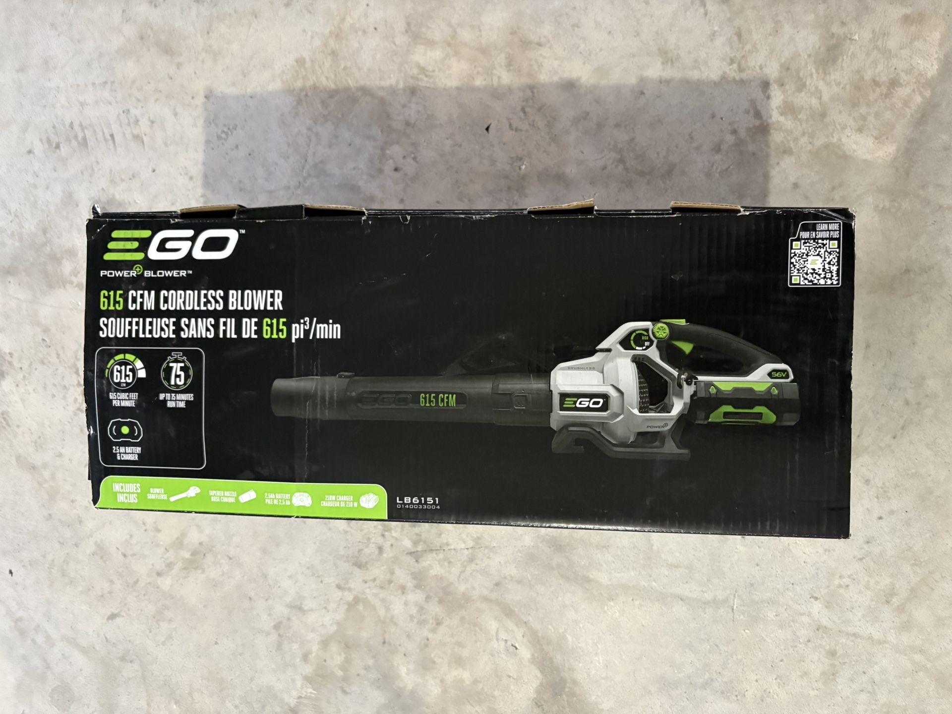 ππ EGO 56V Power Plus Leaf Blower 615 CFM Never Used ππ