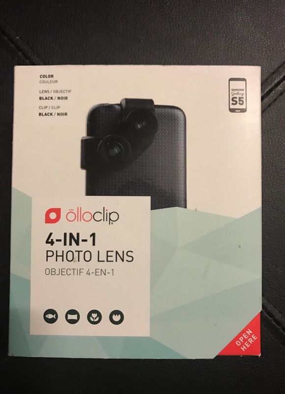 Olloclip 4 in 1 Photo Lens for Samsung Galaxy S5 BRAND NEW