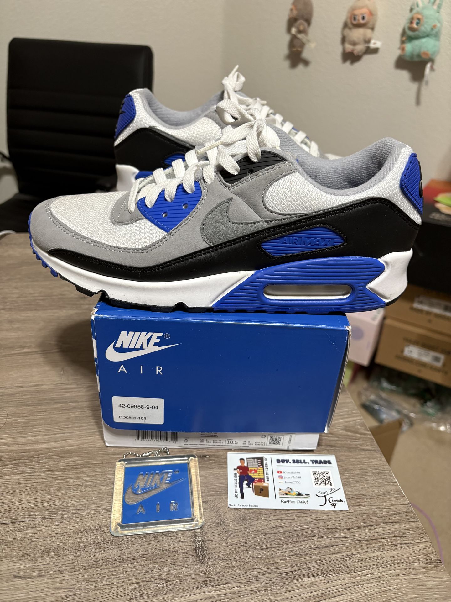 Size 9 - Nike Air Max 90 Recraft Royal Blue 2020