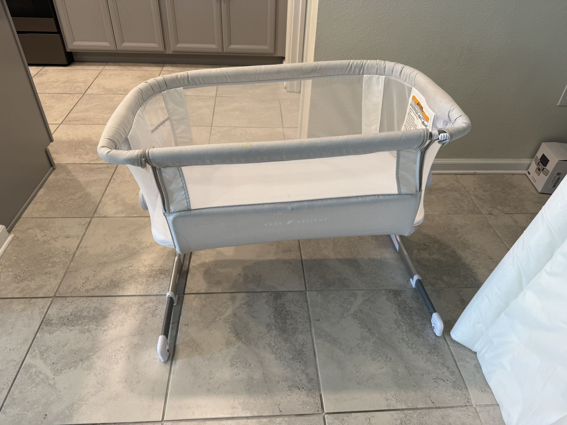 Bassinet Mini Crib With Mattress