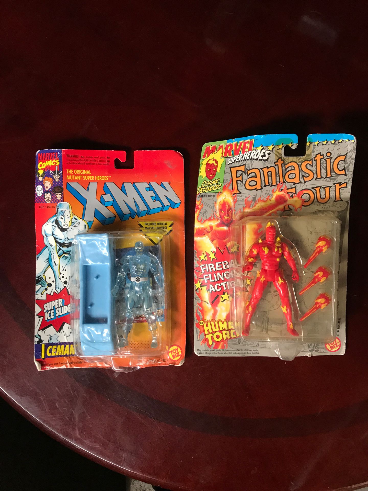 Vintage Action Figures: Iceman, The Human Torch