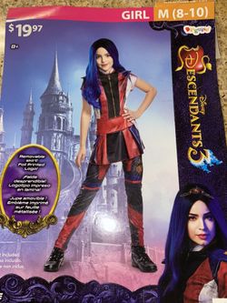 Descendente Evie Costume kids size M 8-10
