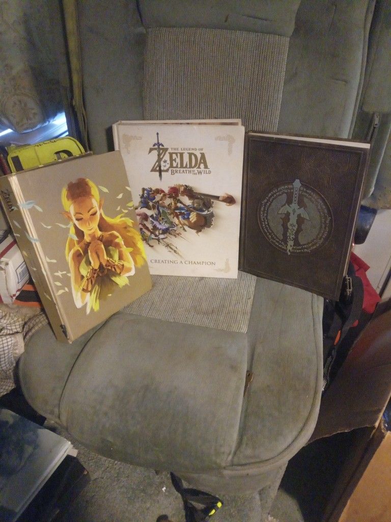 The Legend Of Zelda Breath Of The Wild Breaking Of The Wild And The Complete Official Guide Collector's Edition $30 For All Three