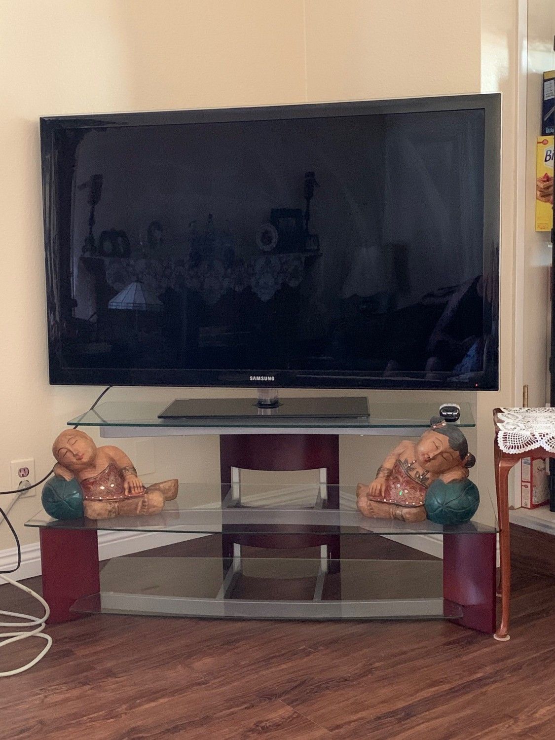 Samsung 55" TV and stand