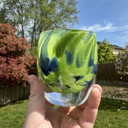 Glassybaby Thrive Seahawks Candle Holder