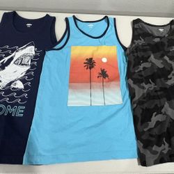 Boys’ Size 10-12 Tank Top Bundle Total 3 Tank Tops