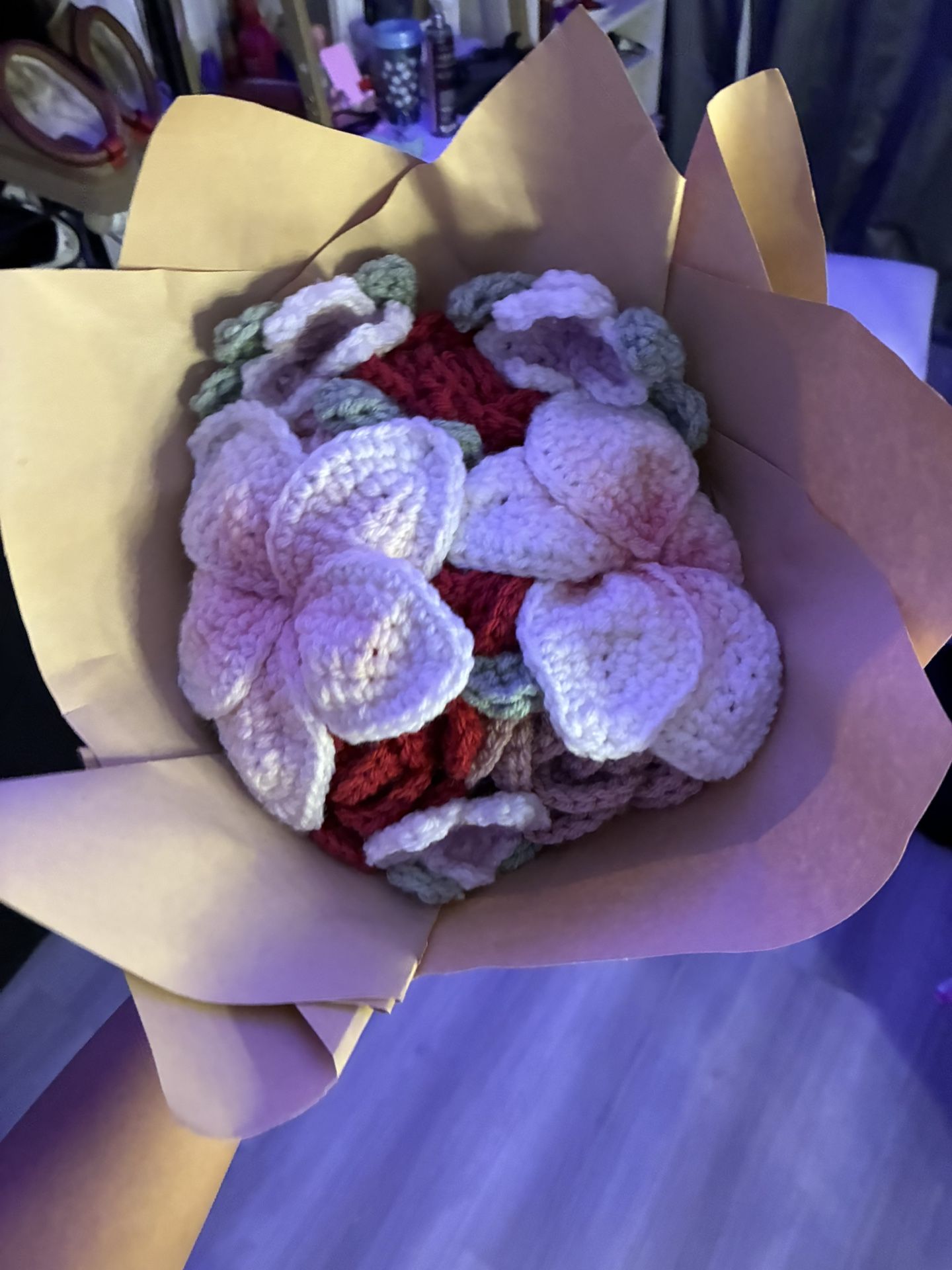 Handmade Crochet Flower Bouquet