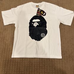 Bape White Tee