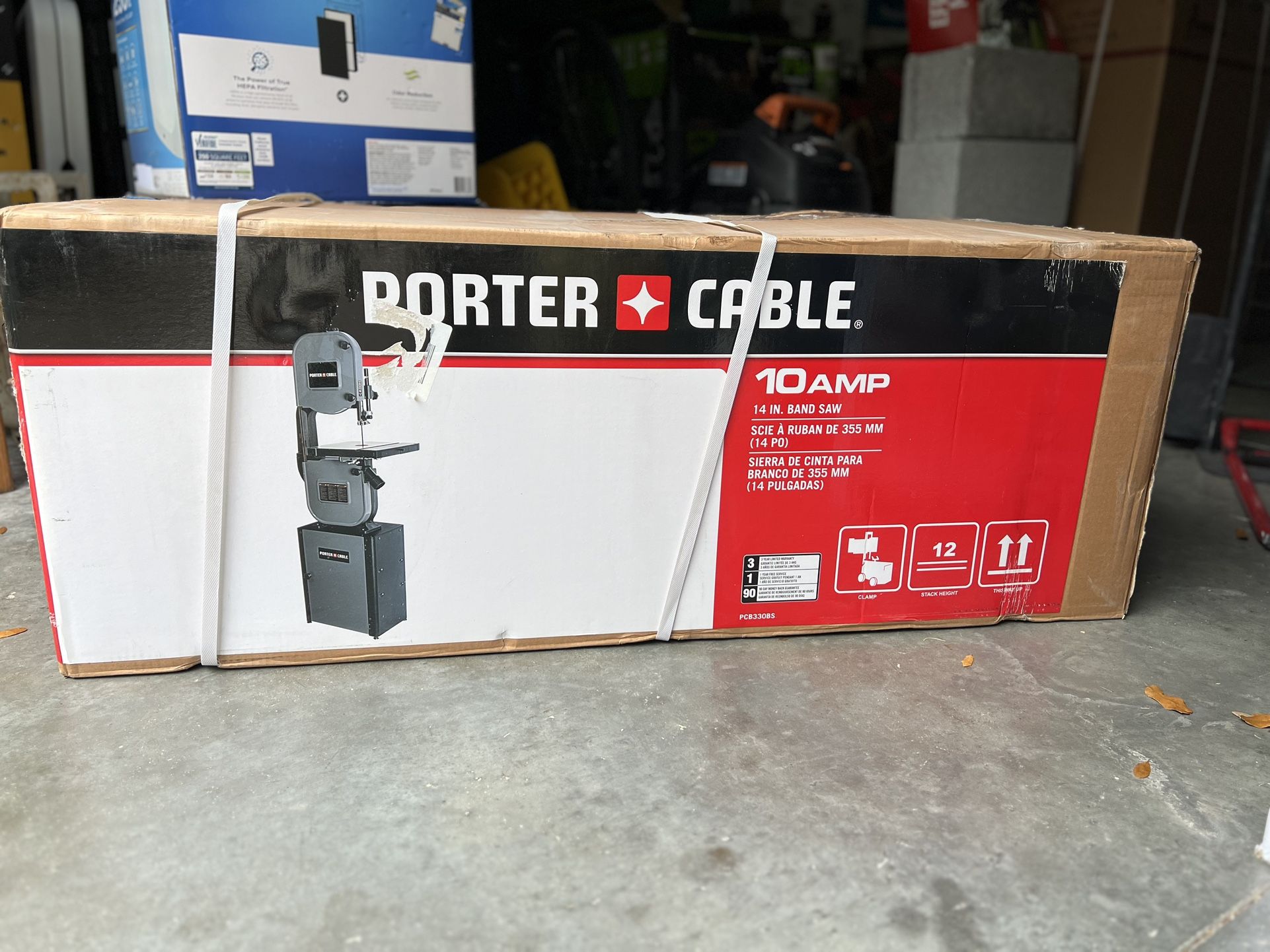 BRAND NEW Porter Cable 10 Amp 14-inchStationary Band Saw Model #PCB330BS