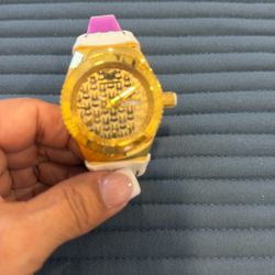 Lady's TechnoMarinE Monogram TM 113036 YELLOW GOLD