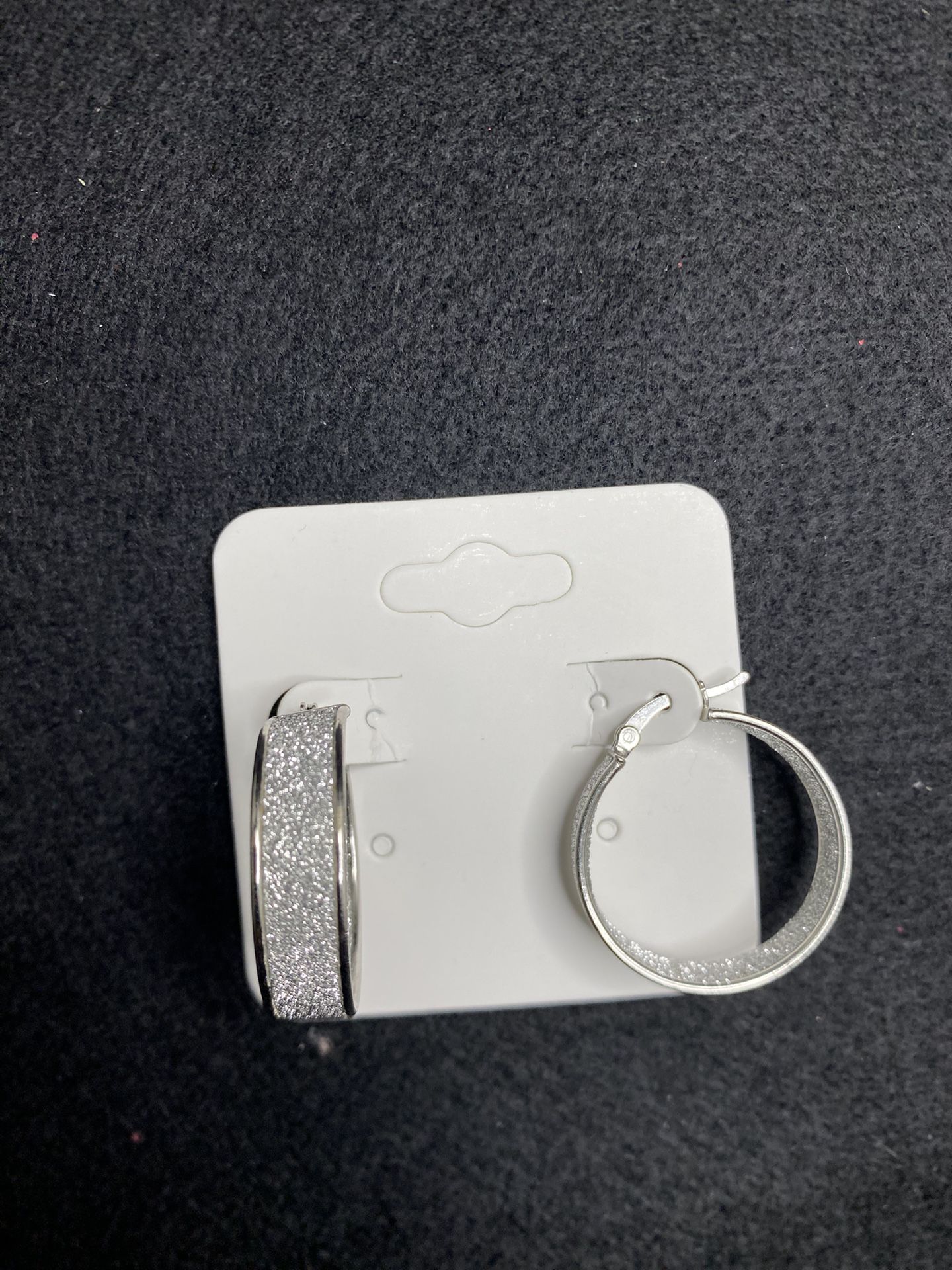 925 Silver Hoop Earrings 