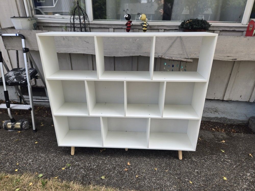 White Bookshelf