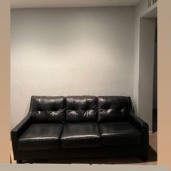 Single Vegan Leather Couch 