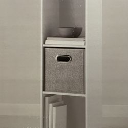 White 3 Cube Storage Shelf : New In Box