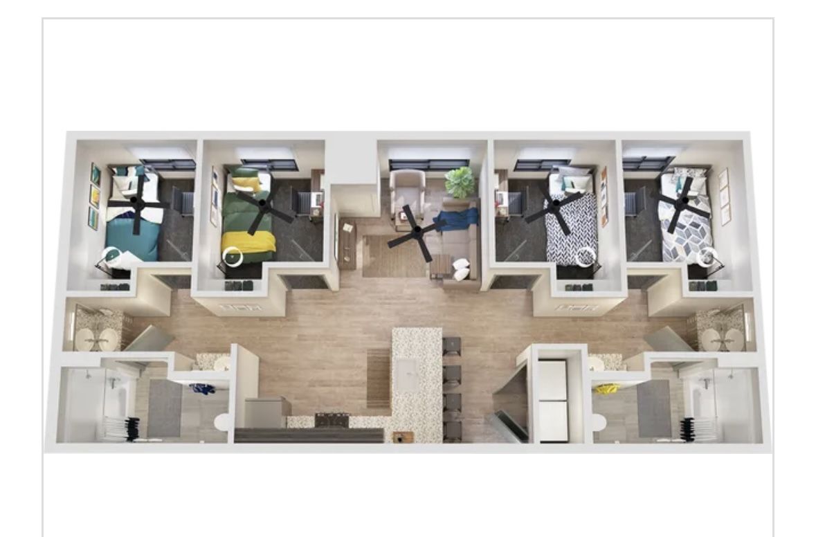 A Lease At The Hornet Commons (4x2) (12 MONTH LEASE)