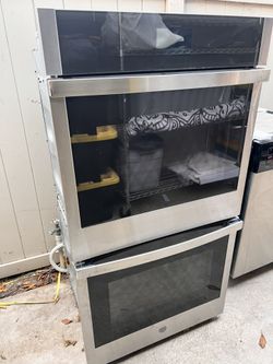 GE Double WiFi Oven And Bosch Dishwasher