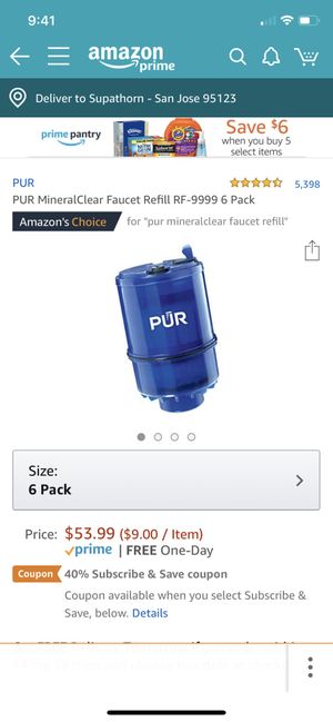 Pur Mineralclear Faucet Refill 3 Pack 2 Water Tanks For Sale In