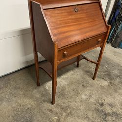 Vintage Mahogany Secretary Desk 