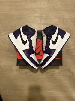 Jordan 1 Court Purple 2.0  Size 4,7
