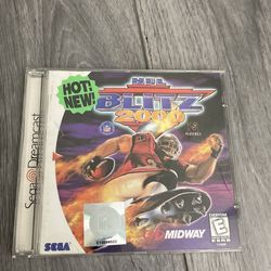 Second Dreamcast NFL blitz 2000 case only