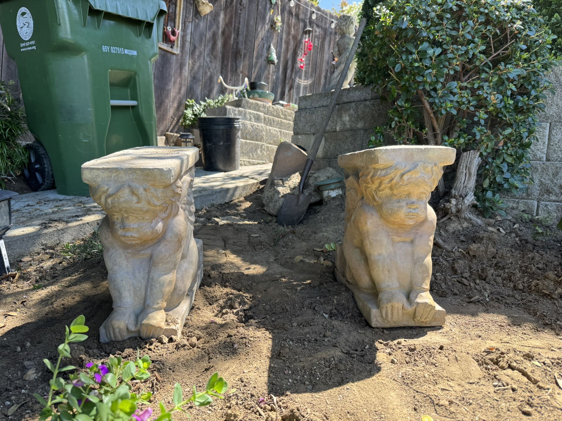 Cherub Concrete Statues